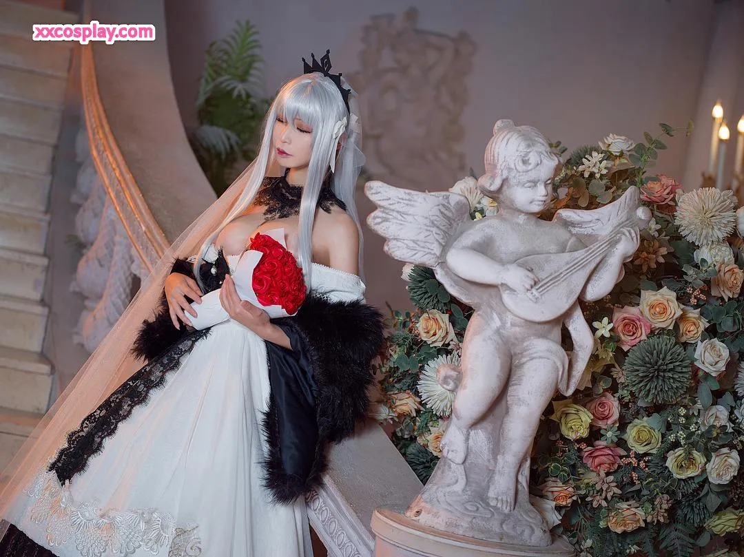 爱老师 PhD 化身少女前线 Kar98k 哥特萝莉 Cosplay