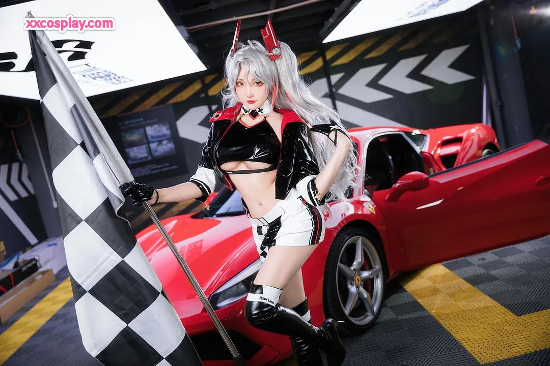 กัวซีเจียง & โมโมโกะ ออยออย - เจ้าหญิงแข่งรถ Prinz Eugen & Enterprise (Azur Lane)