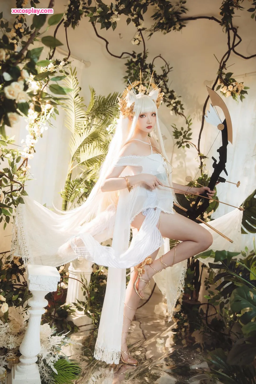 Guaxi Chan como Platinum Traje de Banho de Arknights