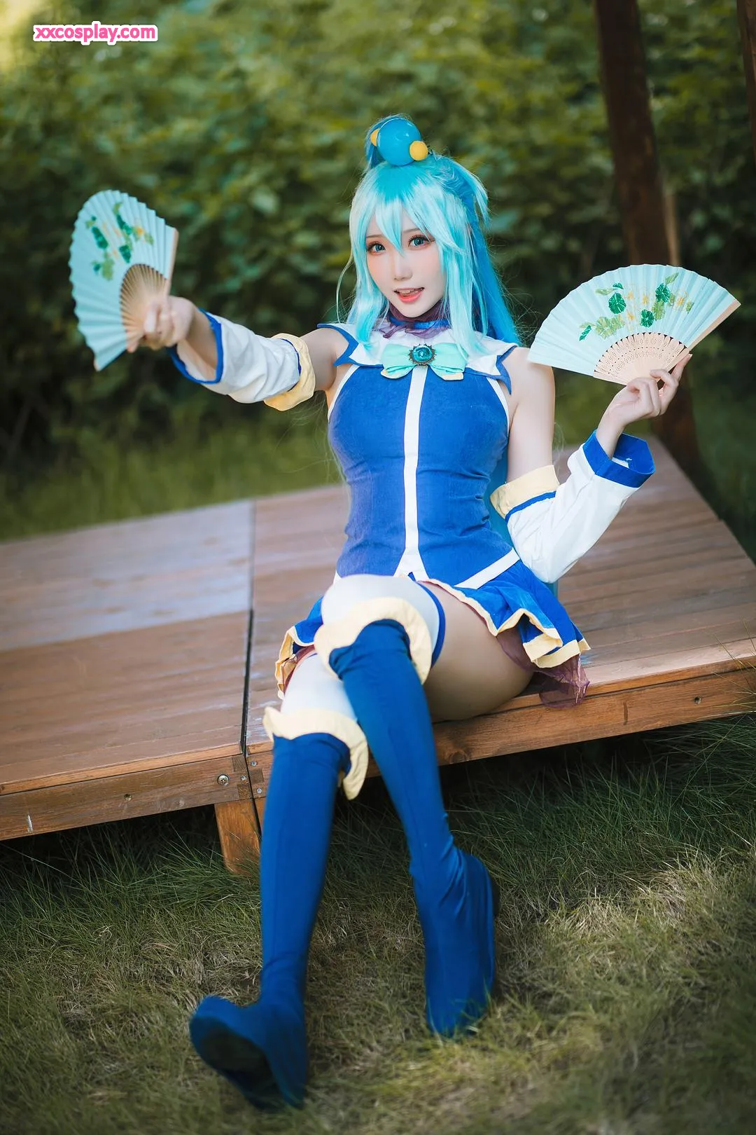 瓜希酱《为美好的世界献上祝福！》阿库娅单人+惠惠双人 Cosplay