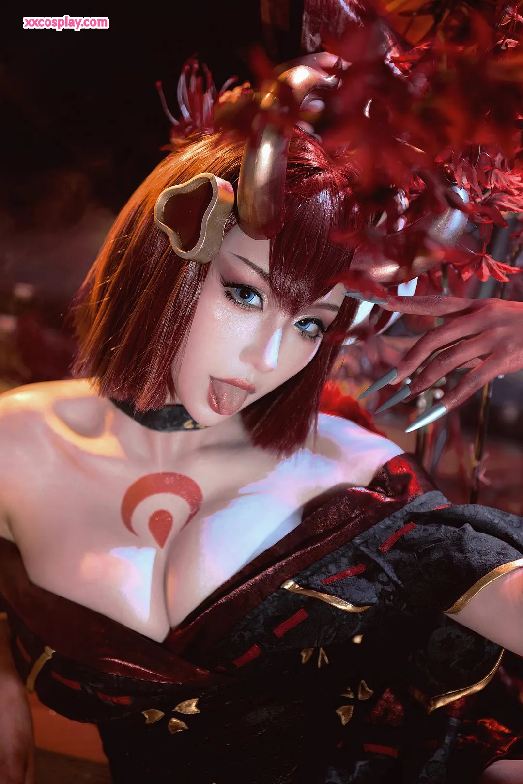 Vastaya Xiaolongxia : Evelynn - Lune Écarlate