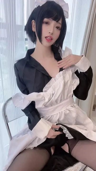 疯猫ss cosplay album Feng Mao SS: Edição Limitada de Empregada de Verão 2022 - Video 21