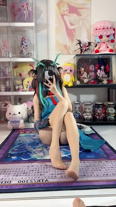 白栎Shirly cosplay album 白栎 Shirly 的诱惑旗袍 Cosplay - Video 75