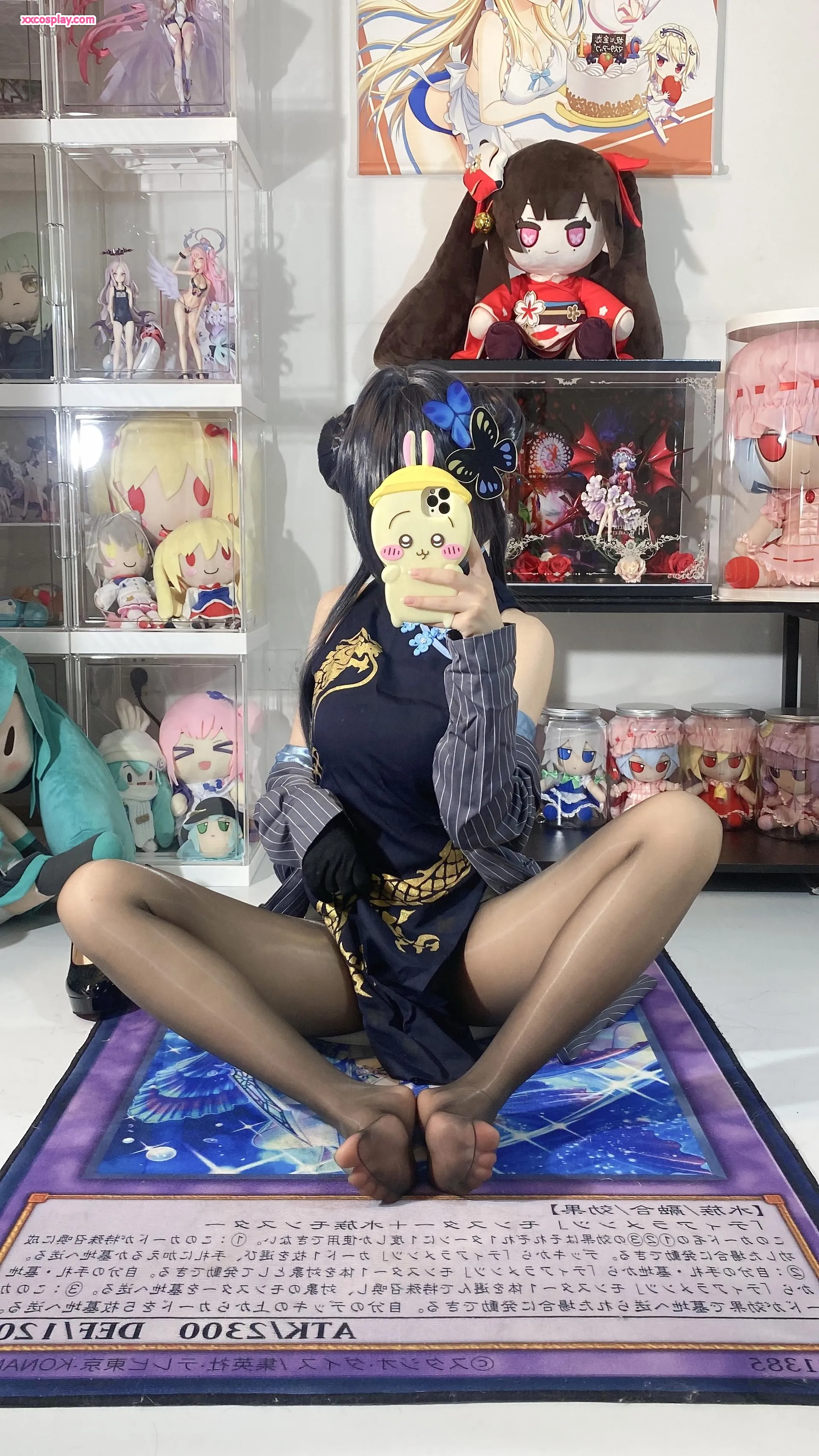 白栎 Shirly 化身蔚蓝档案龙华妃咲