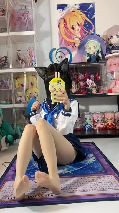 白栎Shirly cosplay album Shirly: Kiryu Kikyo Catgirl Sailor Uniform - Video 46