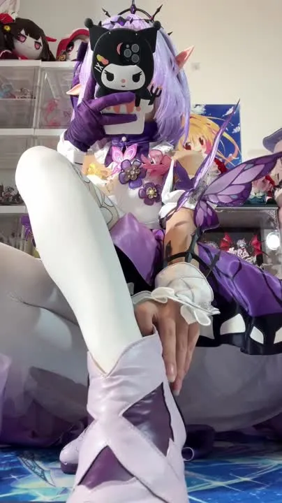 白栎Shirly cosplay album Shirly - Xia Die Butterfly - Video 67