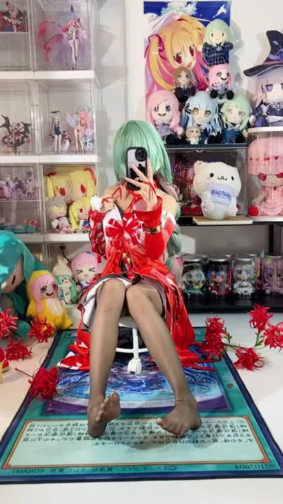 白栎Shirly cosplay album 白栎Shirly 化身《鸣潮》弗洛洛 - Video 134