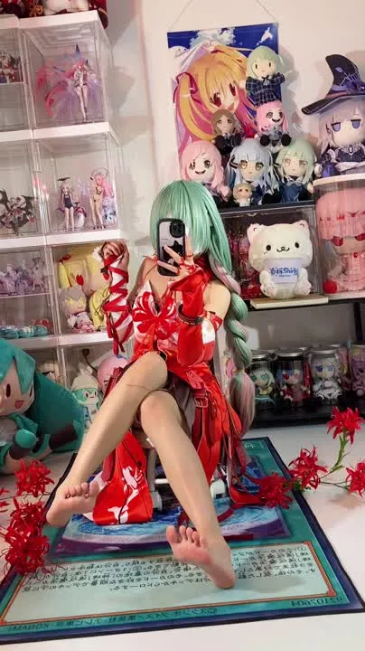 白栎Shirly cosplay album 白栎Shirly 化身《鸣潮》弗洛洛 - Video 138