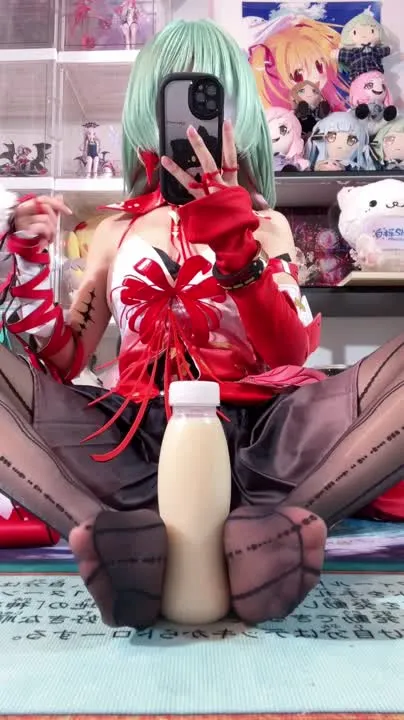 白栎Shirly cosplay album 白栎Shirly 化身《鸣潮》弗洛洛 - Video 143
