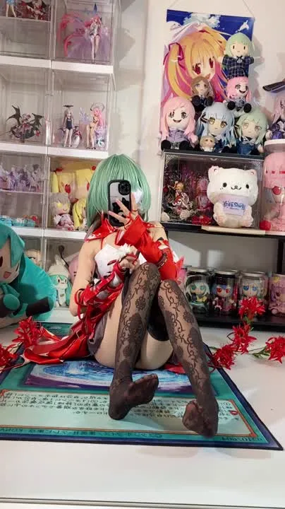 白栎Shirly cosplay album 白栎Shirly 化身《鸣潮》弗洛洛 - Video 144