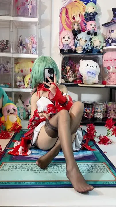 白栎Shirly cosplay album 白栎Shirly 化身《鸣潮》弗洛洛 - Video 145
