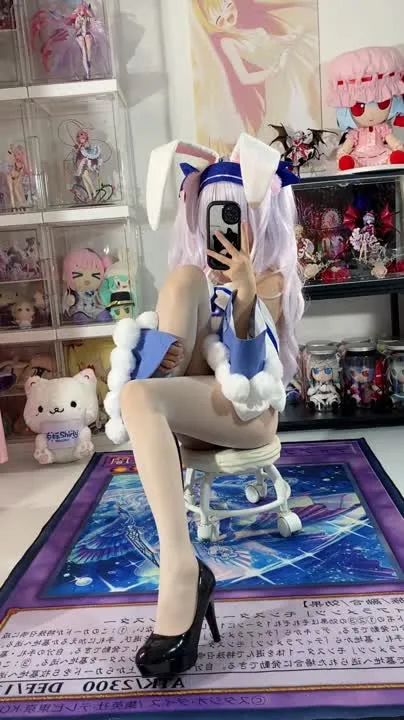 白栎Shirly cosplay album Shirly bilang Lafite 2 - Azur Lane Bunny Cosplay - Video 135