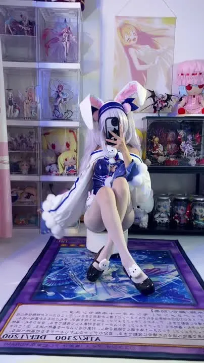 白栎Shirly cosplay album Shirly bilang Lafite 2 - Azur Lane Bunny Cosplay - Video 142