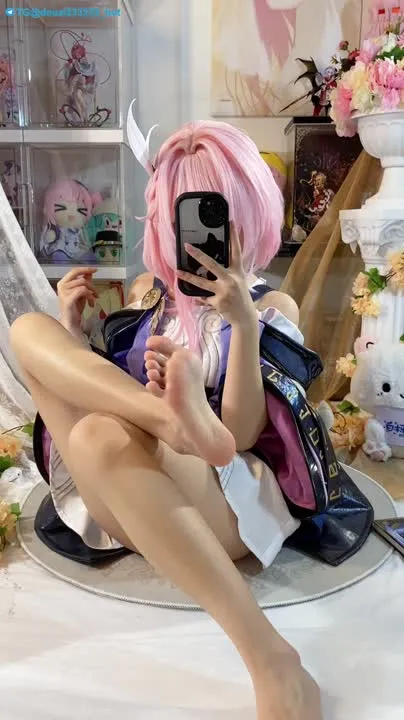 白栎Shirly cosplay album Shirly as Black Swan - Honkai: Star Rail Cosplay - Video 139