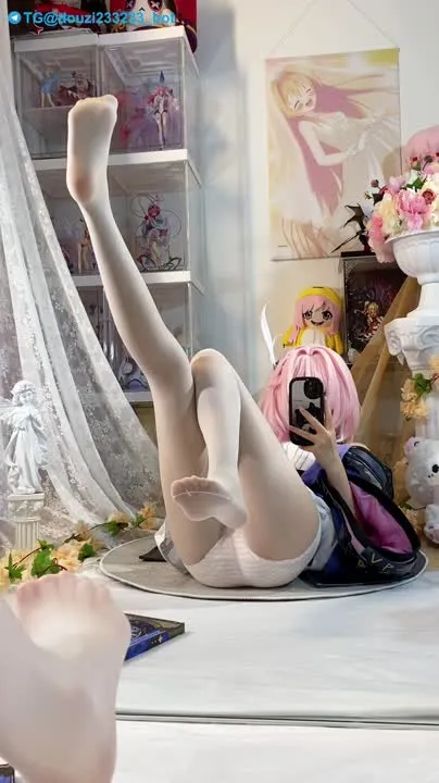 白栎Shirly cosplay album Shirly as Black Swan - Honkai: Star Rail Cosplay - Video 149