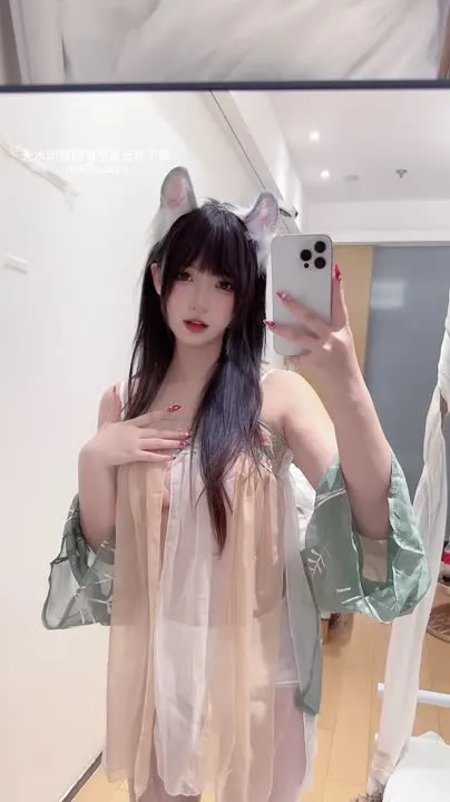 神楽坂真冬 cosplay album Kagurazaka Mafuyu: Shimizu Fuyou Catgirl Gravure - Video 77