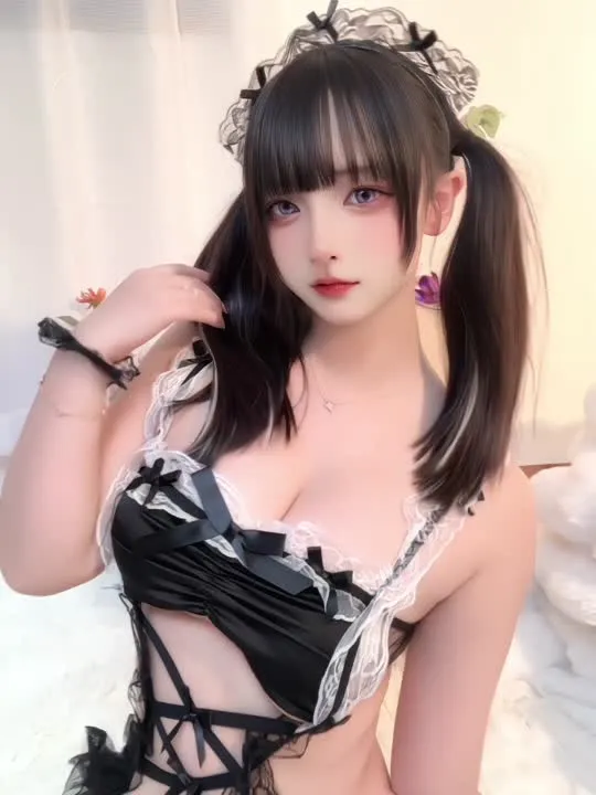 神楽坂真冬 cosplay album Kagurazaka Mafuyu: Golden High Heels - Video 76