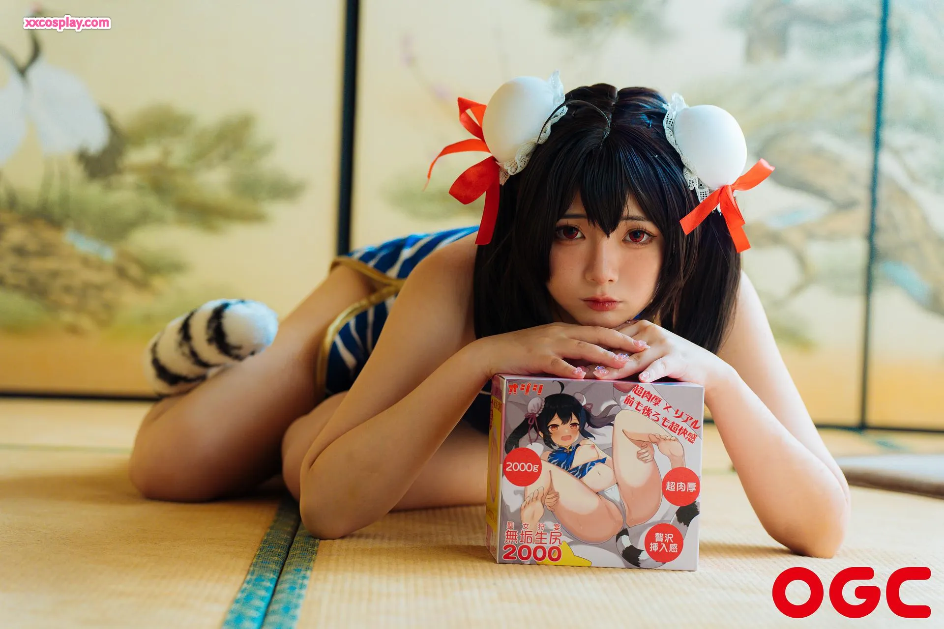 LuoLuo Raku - Weißer Tiger Unschuldiges Cheongsam