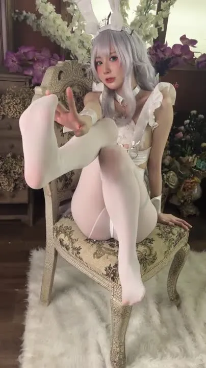 西园寺南歌 cosplay album 西園寺南歌：碧藍航線惡毒兔女郎 - Video 30
