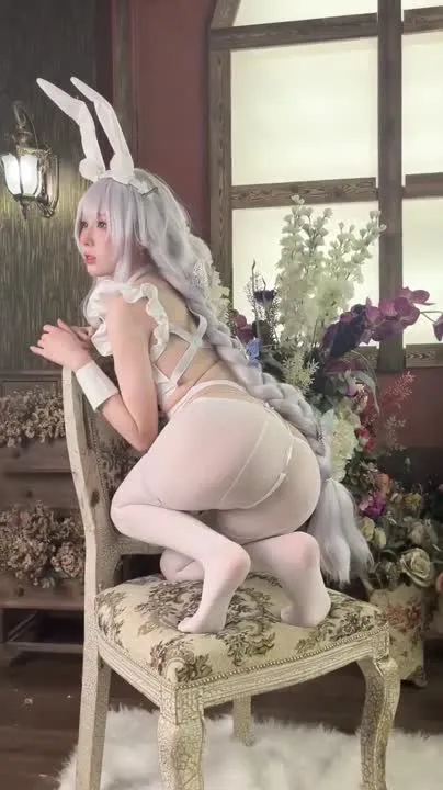 西园寺南歌 cosplay album 西園寺南歌：碧藍航線惡毒兔女郎 - Video 32