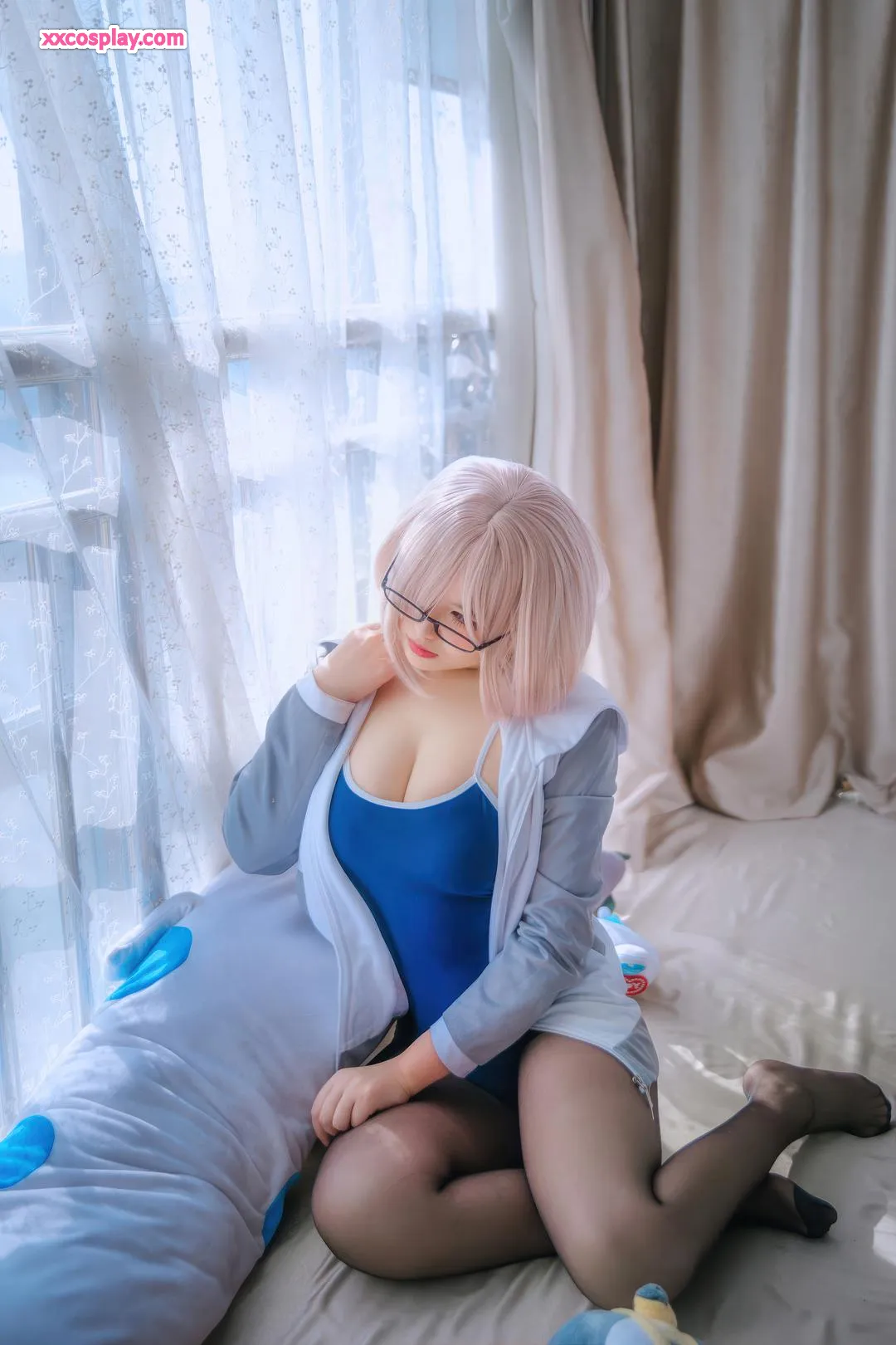 阿半今天很开心 - マシュ・キリエライト体操服コスプレ