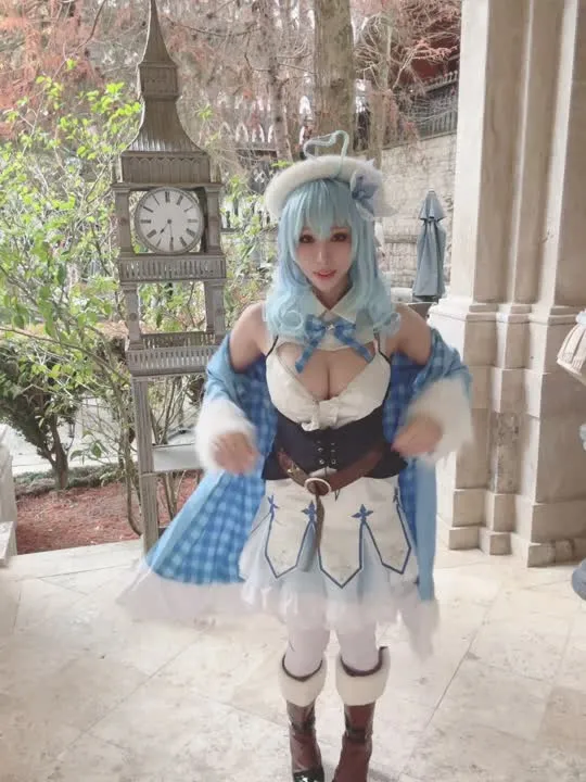 雨波_HaneAme cosplay album HaneAme Yukihana Lamy Cosplay - Video 44
