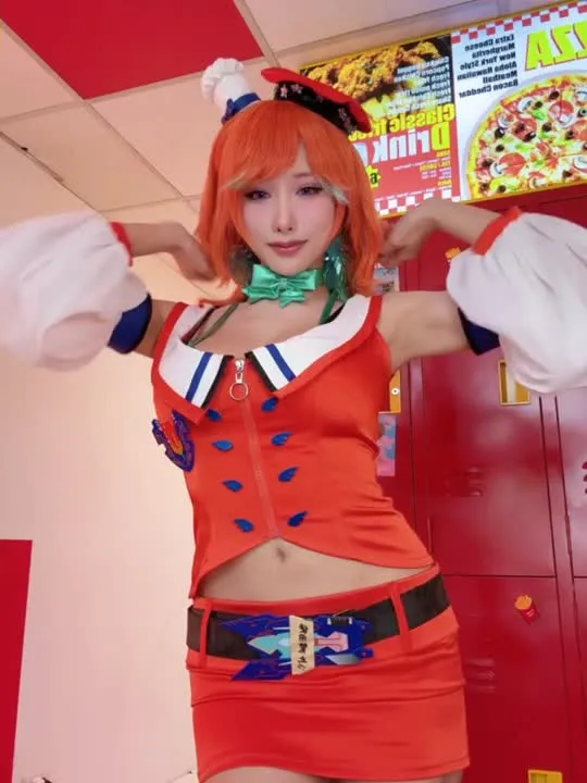 雨波_HaneAme cosplay album HaneAme sebagai Korone Hololive: Santa & Kelinci Bendera Bintang - Video 119
