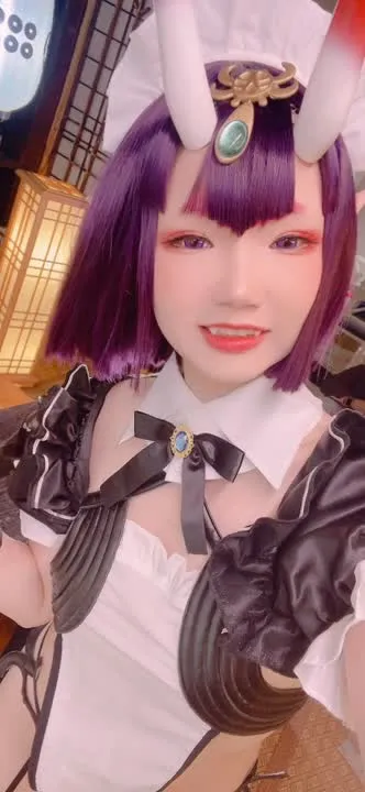 雪晴Astra cosplay album Xueqing Astra's Seductive Demon Maid Cosplay - Video 15