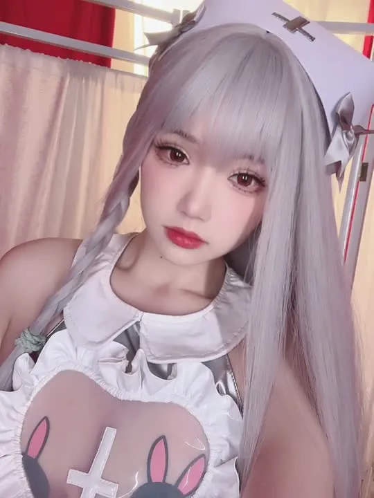 雪晴Astra cosplay album Xue Qing Astra's Gothic Bunny Lolita - Video 14