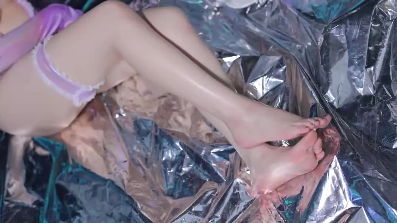 雪晴Astra cosplay album 雪晴Astra – ชุดว่ายน้ำเลเซอร์แมงกะพรุน - Video 75