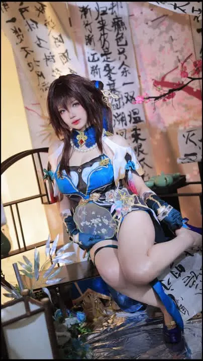 雪晴Astra cosplay album 쉐칭 아스트라 as 루안메이 - 혼카이: 스타레일 - Video 86
