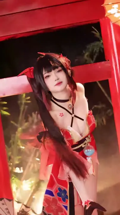 雪晴Astra cosplay album Xueqing Astra como Sparkle - Cosplay Honkai: Star Rail - Video 79