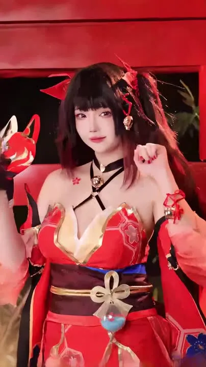 雪晴Astra cosplay album Xueqing Astra como Sparkle - Cosplay Honkai: Star Rail - Video 80