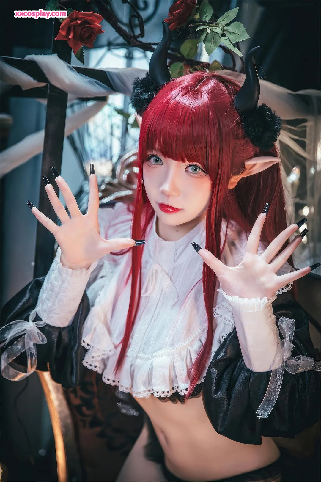 雪晴Astra：喜多川海梦＆利兹恶魔哥特萝莉