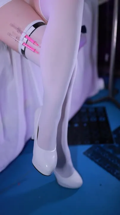 雪晴Astra cosplay album Xue Qing Astra: Halloween-Krankenschwester Keqing - Video 67