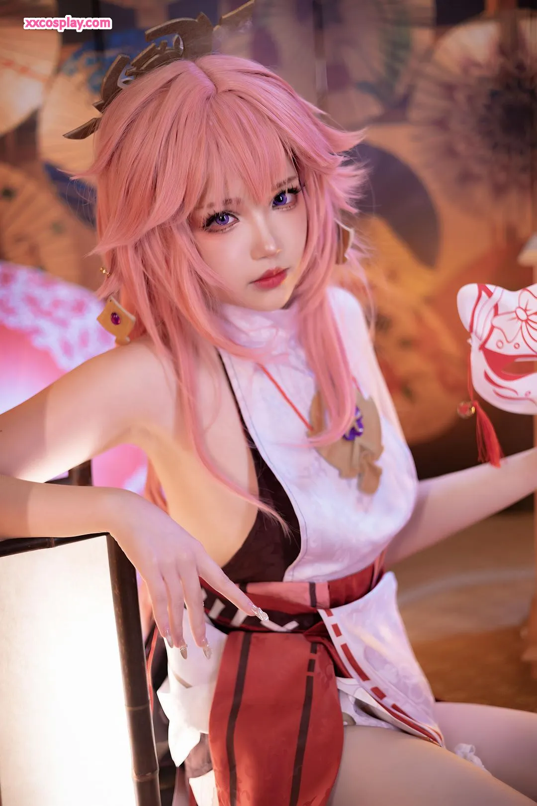 雪晴Astra 化身八重神子 - 原神写真集
