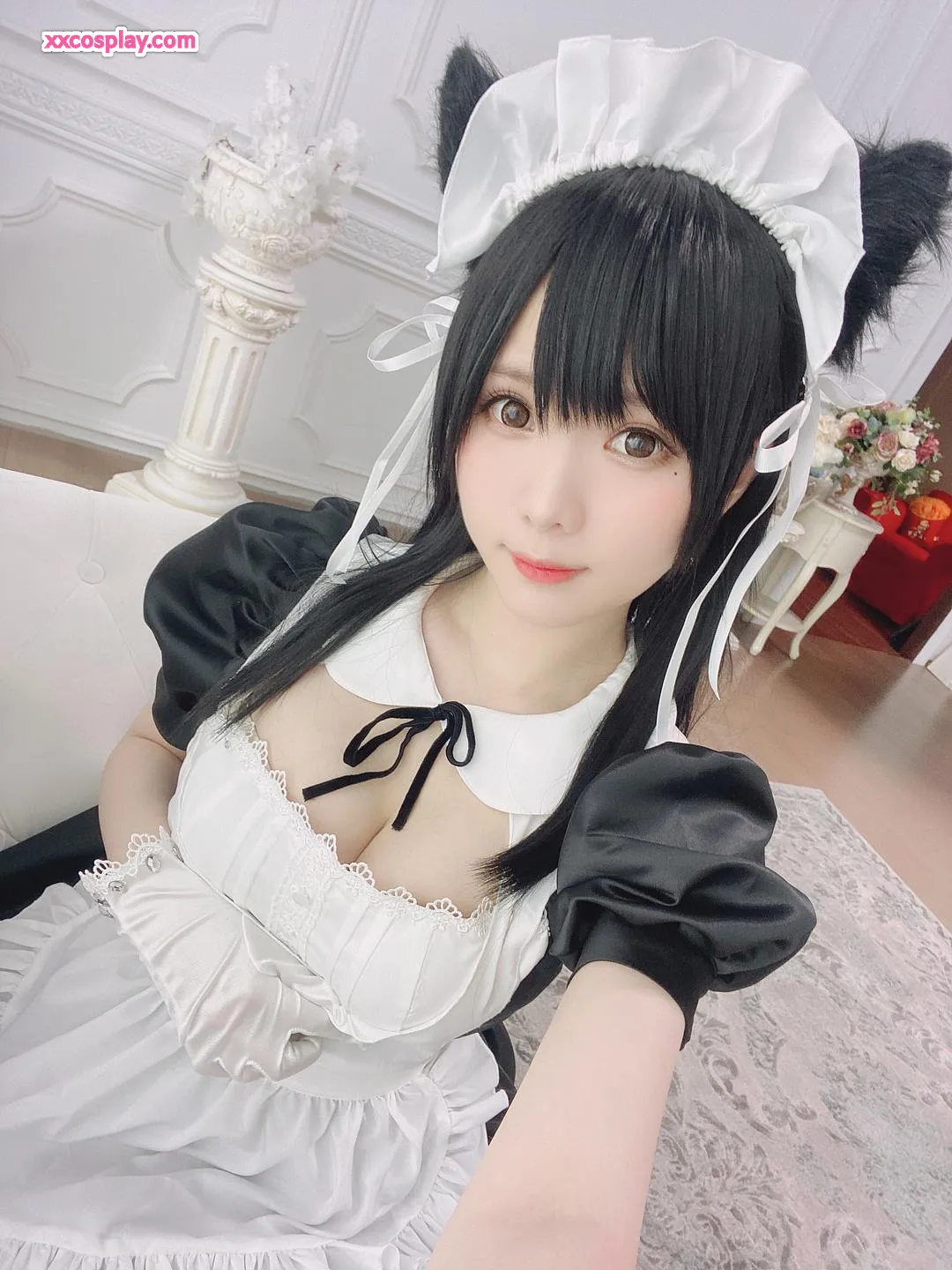霜月shimo：爱宕女仆