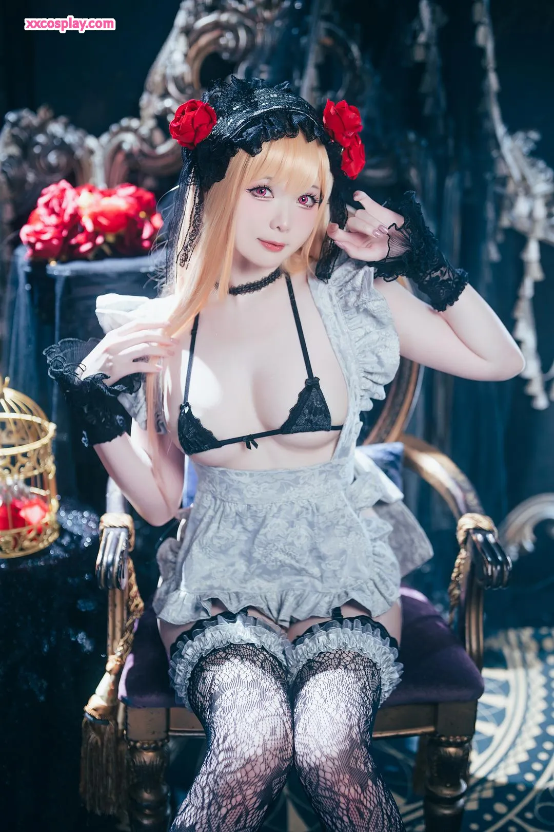 Shimo as Marin Kitagawa: Gothic Lolita Maid