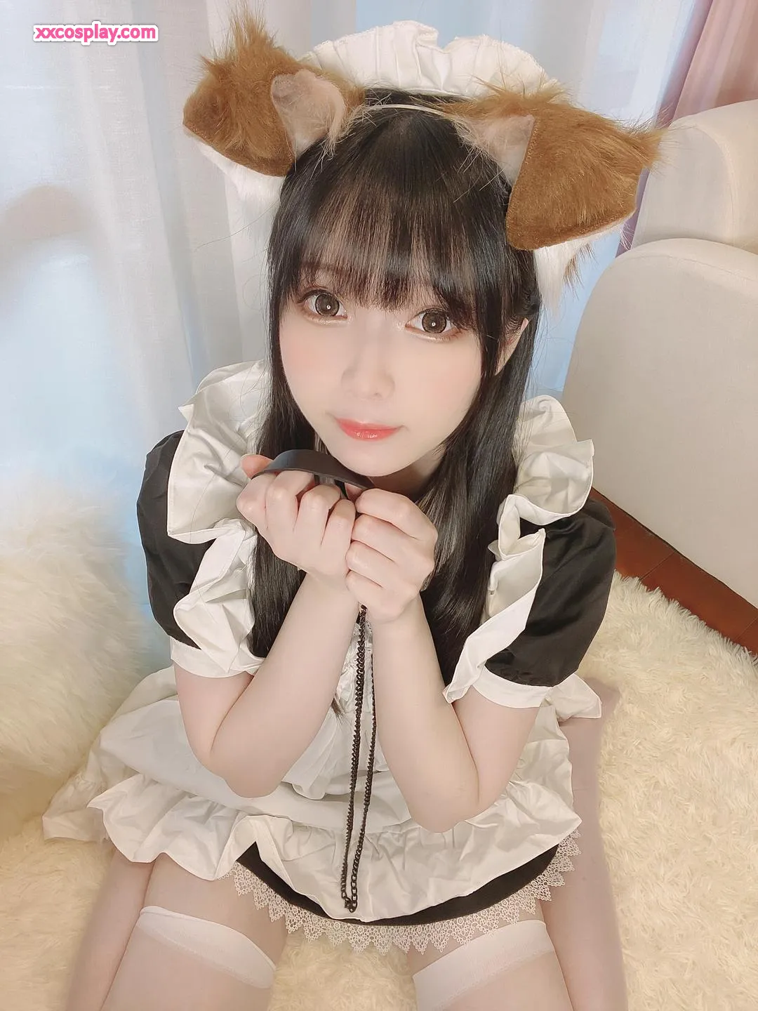 Maid de Orelhas de Cachorrinho Fofinha da Shimo