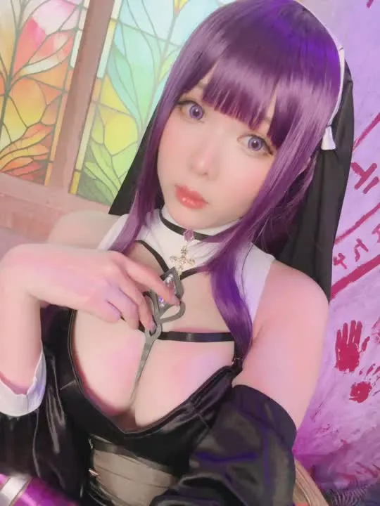 霜月shimo cosplay album Shimo：妖艶ダークナン - Video 26