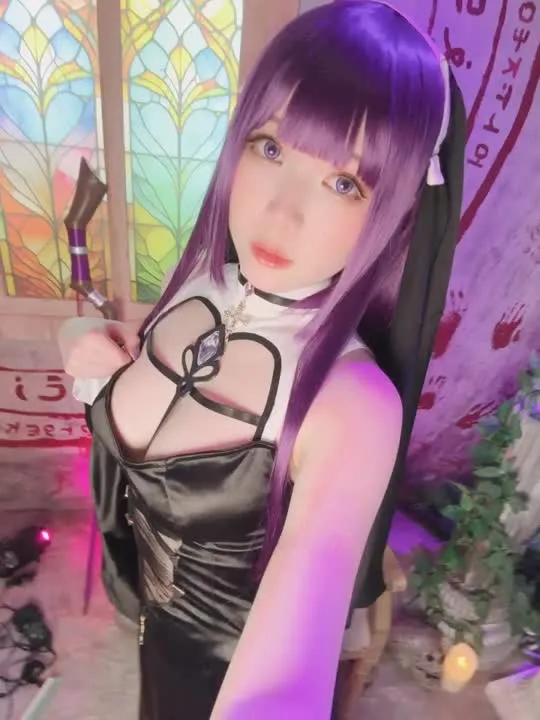 霜月shimo cosplay album Shimo：妖艶ダークナン - Video 28
