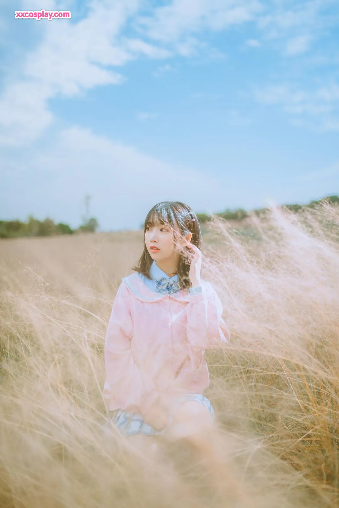 面饼仙儿：粉黛草JK