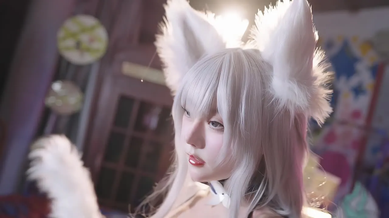 香草喵露露 cosplay album Xiangcao Miaolulu - Ratu Perlumbaan Shinano - Video 13