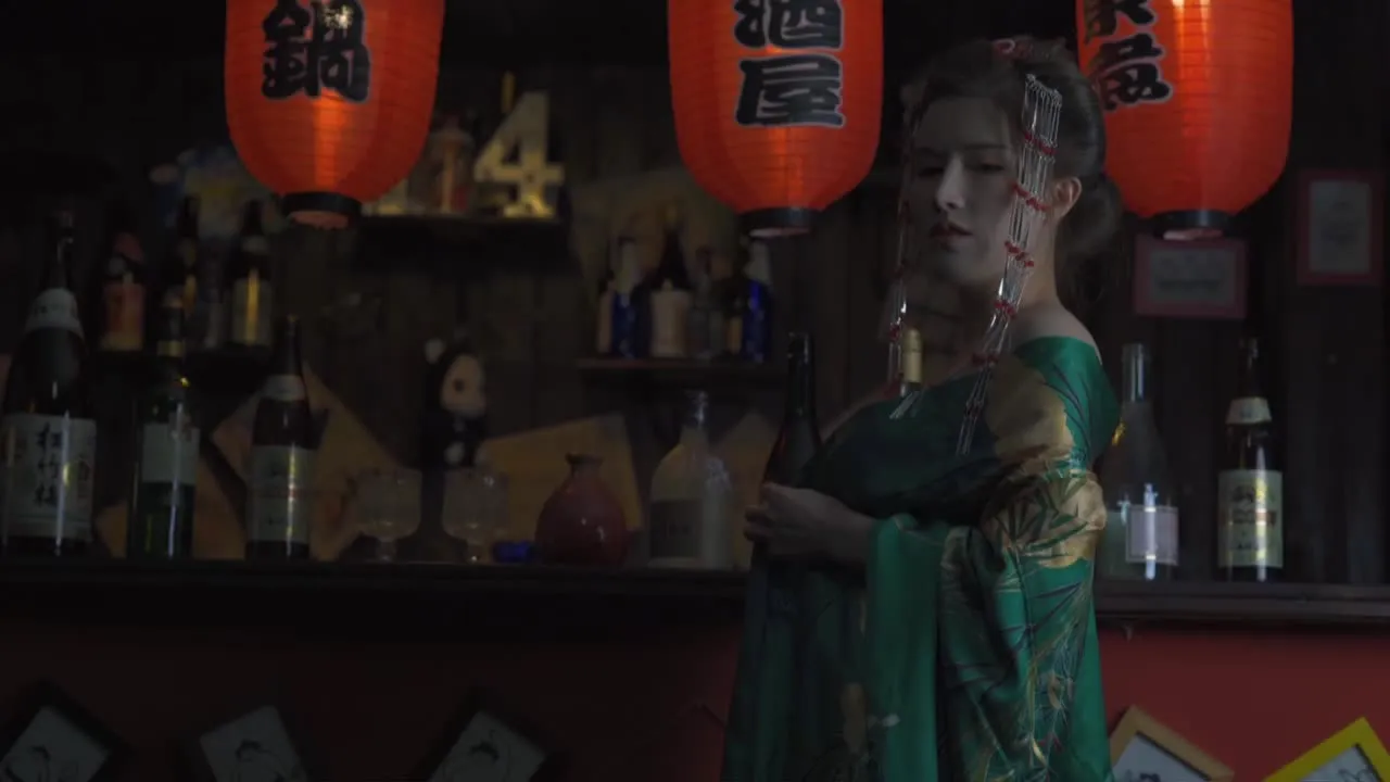 鹿八岁 cosplay album Lubasui: Betrunkene Yukata-Mädchen - Video 41