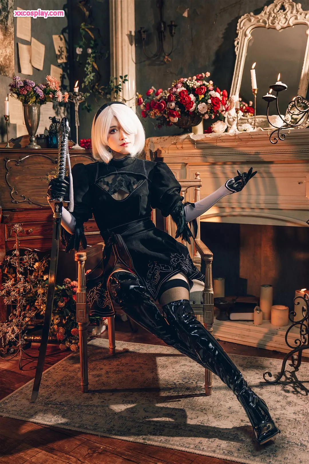 Luba Sui como 2B - Cosplay NieR: Automata