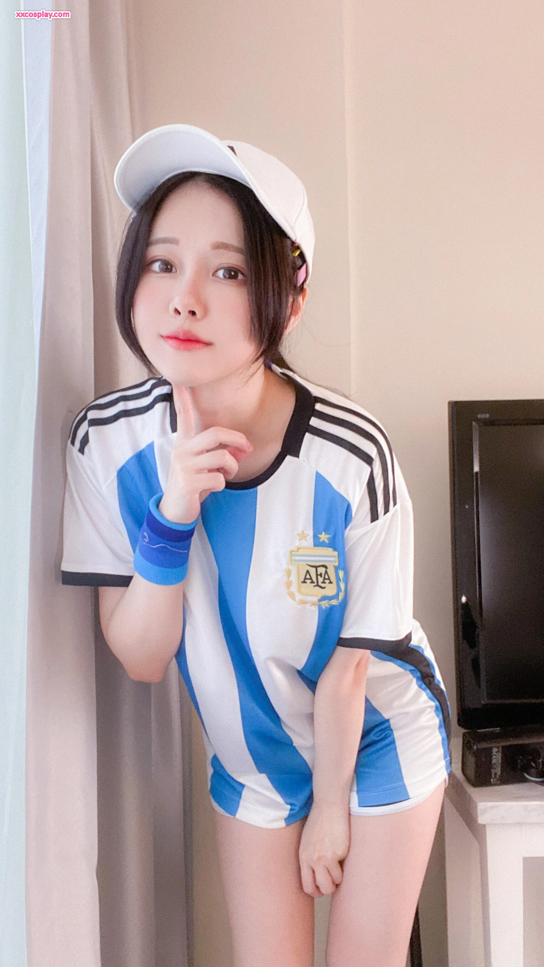 L'uniforme de foot argentin sexy d'Arty
