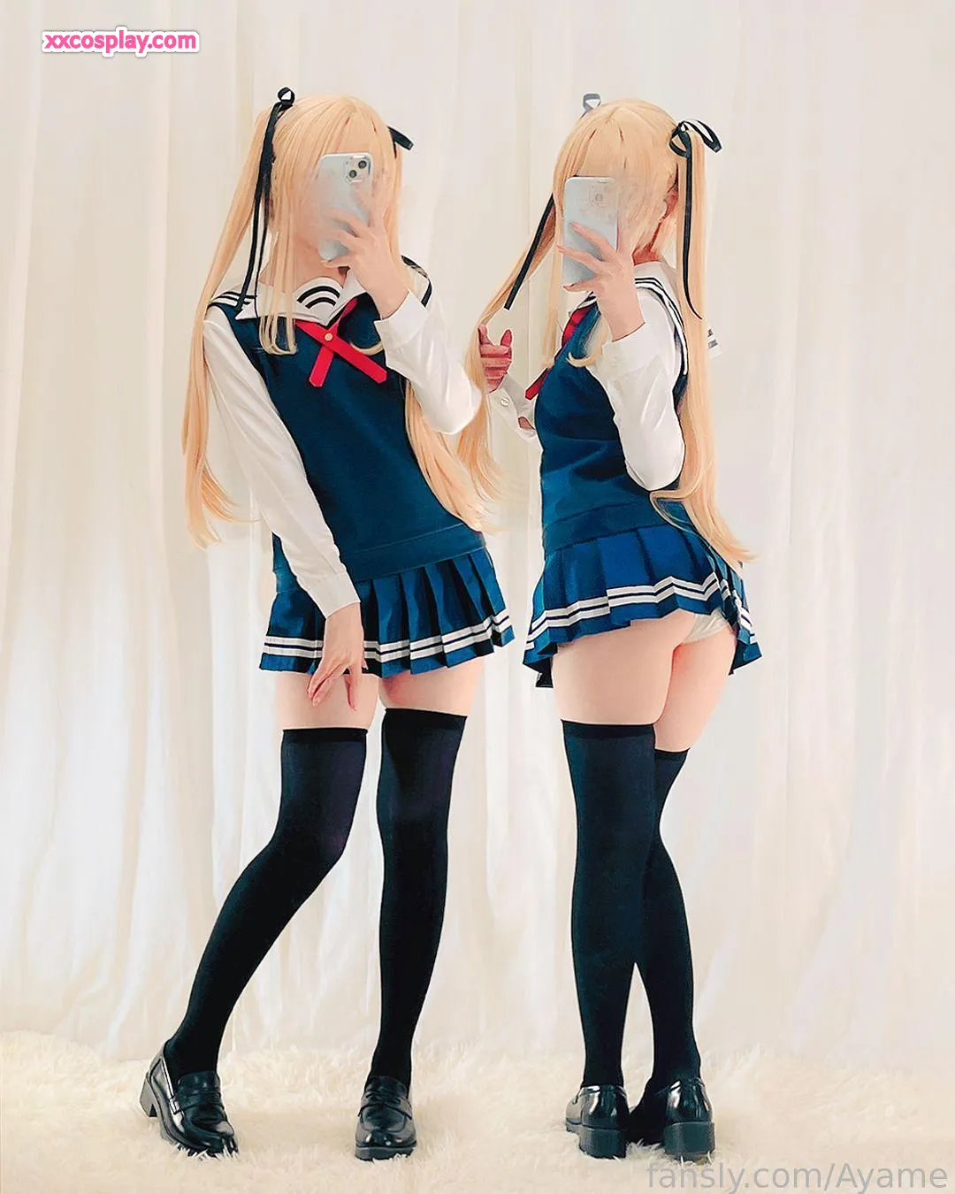 绫爱 饰 泽村英梨梨：诱惑水手服女学生