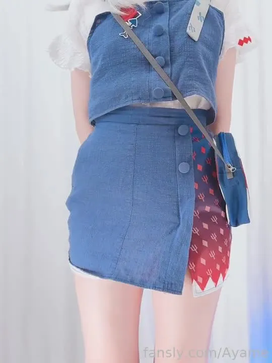 Ayame cosplay album Le uniforme de marin et lingerie séduisants d'Ayame - Video 124