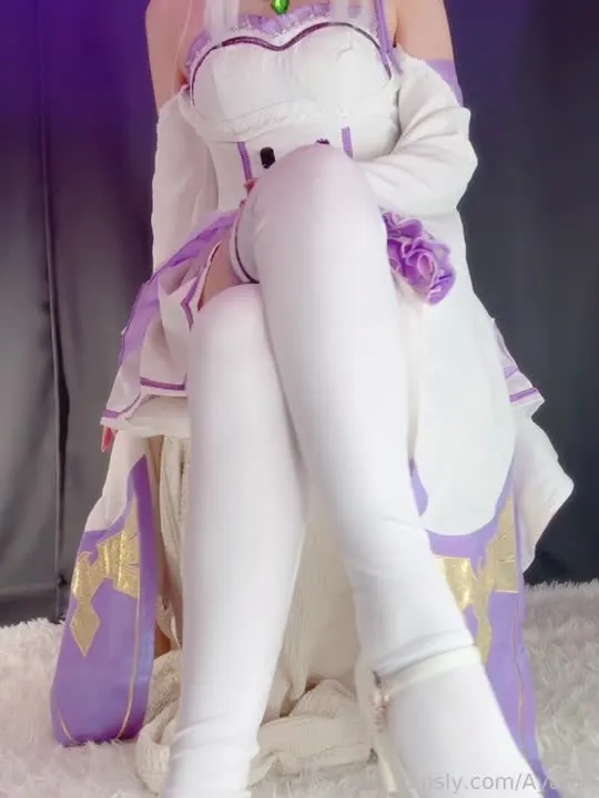 Ayame cosplay album Ayame as エミリア - Re:ゼロ コスプレグラビア - Video 20