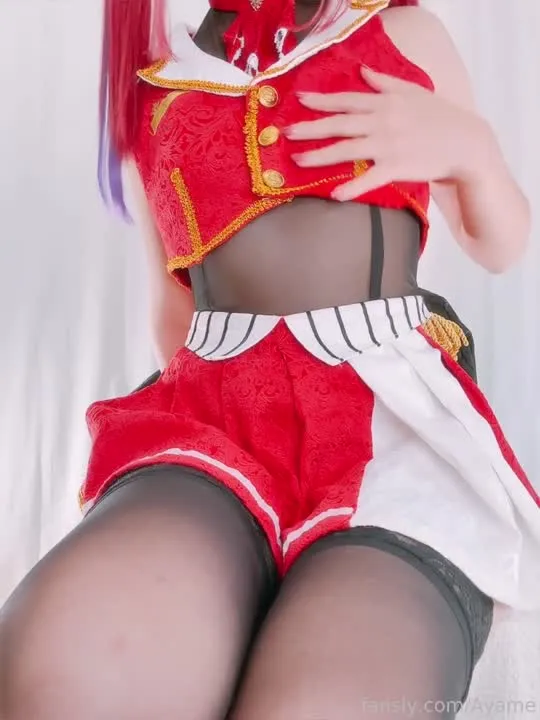 Ayame cosplay album Cosplay Quyến Rũ Của Ayame Làm Houshou Marine - Video 26